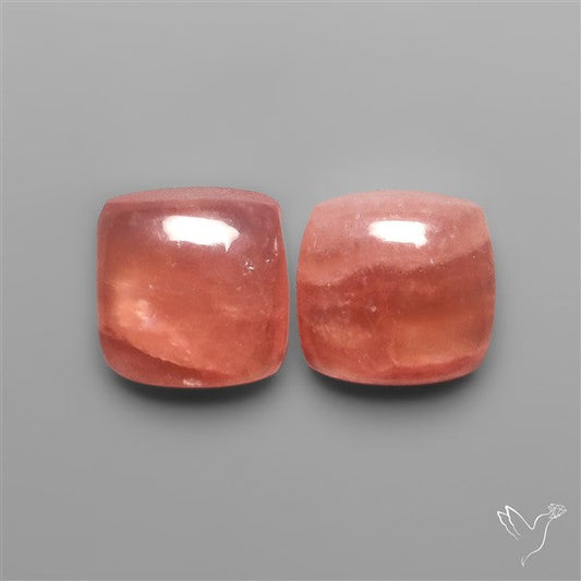 Gemmy Rhodochrosite Pair