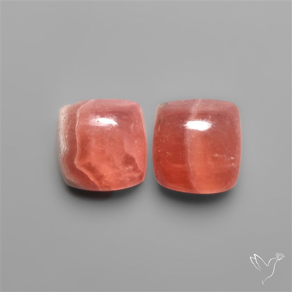 Gemmy Rhodochrosite Pair