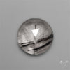 Rose Cut Black Tourmalinated Quartz