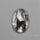 Rose Cut Black Tourmalinated Quartz