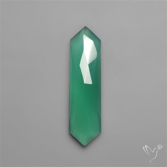 Long Cut Chrome Chalcedony