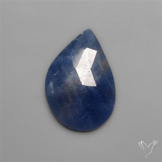 Rose Cut Blue Sapphire