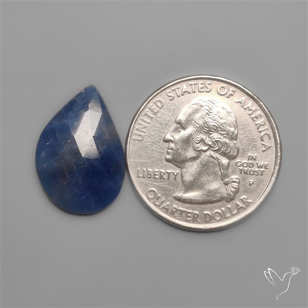 Rose Cut Blue Sapphire
