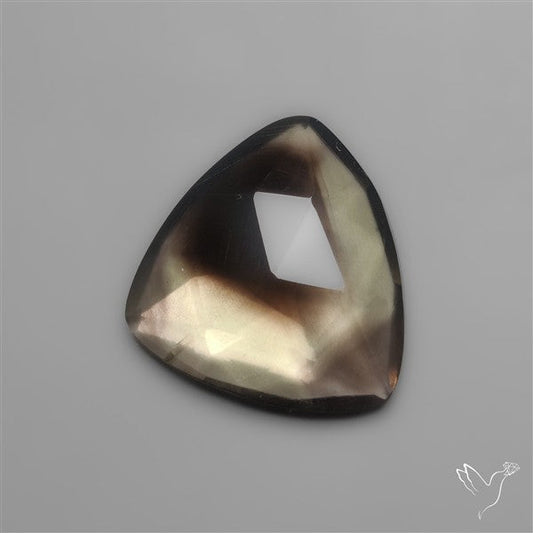 Rose Cut Smoky Phantom Lemon Quartz