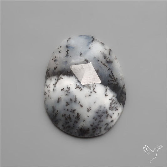 Rose Cut Dendritic Opal