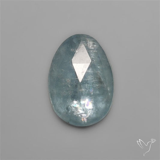 Rose Cut Ice Blue Kyanite