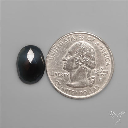 Rose Cut Black Spinel