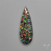 Crushed Aurora Opal With Himalayan Quartz Doublet