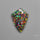Crushed Aurora Opal With Himalayan Quartz Doublet