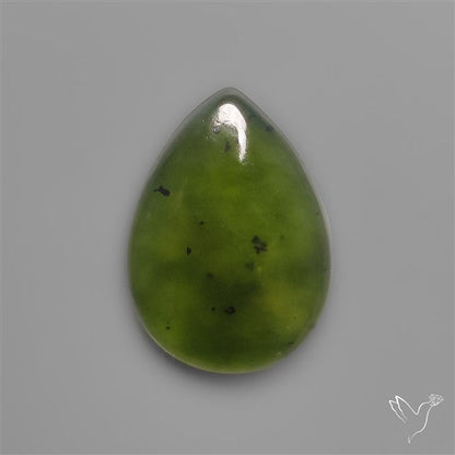 Gem Chrome Chalcedony Drop Cabochon