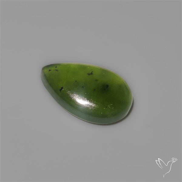 Gem Chrome Chalcedony Drop Cabochon