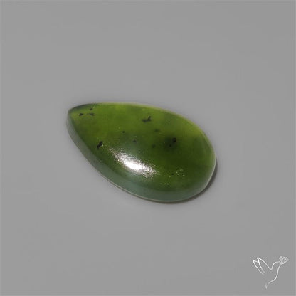 Gem Chrome Chalcedony Drop Cabochon