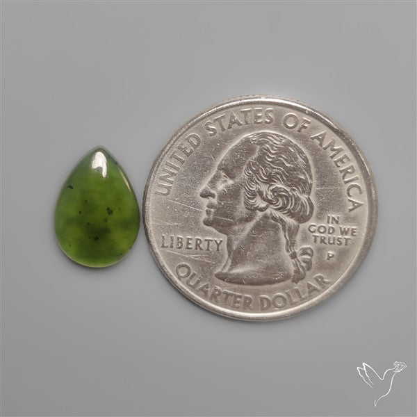 Gem Chrome Chalcedony Drop Cabochon