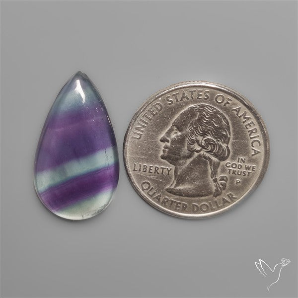 Purple Fluorite Cabochon