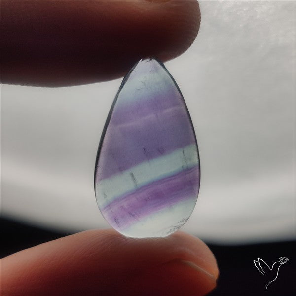Purple Fluorite Cabochon