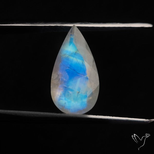 Faceted Rainbow Moonstone