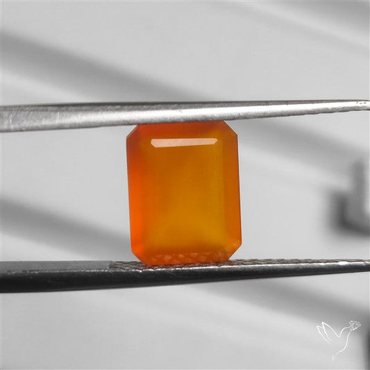 Faceted Carnelian Agate