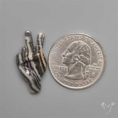Phantom Calcite Victory Hand Carving