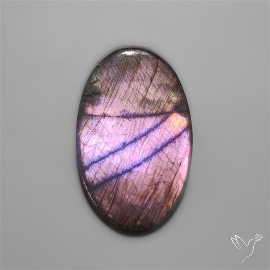 Purple Spectrolite Cabochon from Finland
