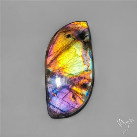 Rainbow Spectrolite Cabochon from Finland