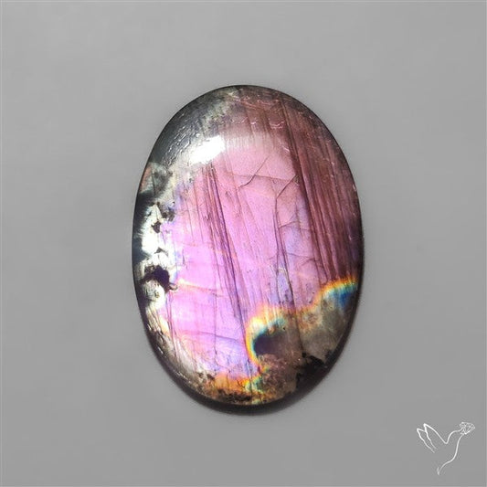 Purple Spectrolite Cabochon from Finland