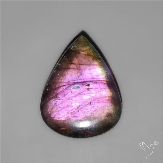 Purple Spectrolite Cabochon from Finland