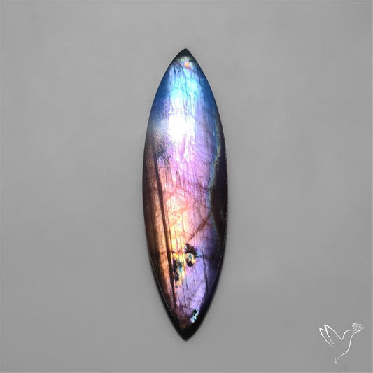 Purple Spectrolite Cabochon from Finland