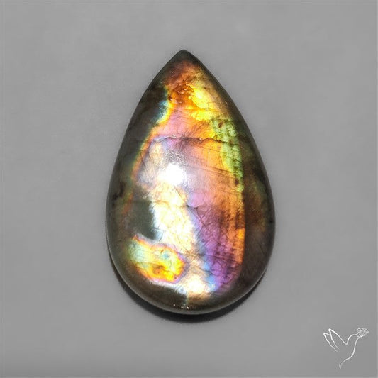 Rainbow Spectrolite Cabochon from Finland