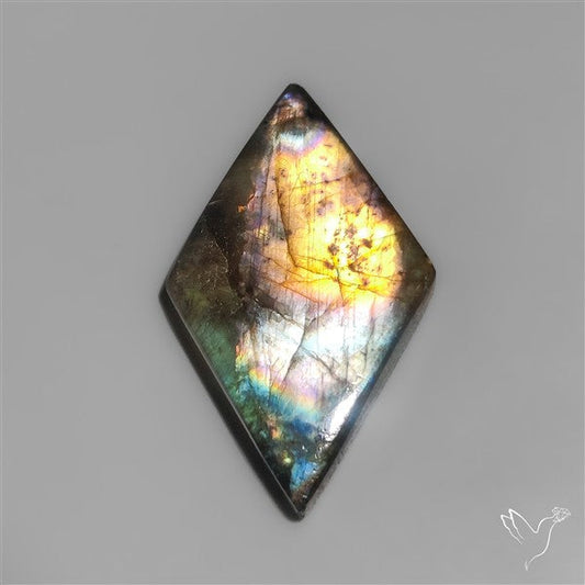 Rainbow Spectrolite Cabochon from Finland