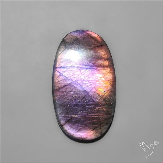 Purple Spectrolite Cabochon from Finland