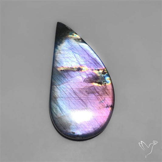 Purple Spectrolite Cabochon from Finland
