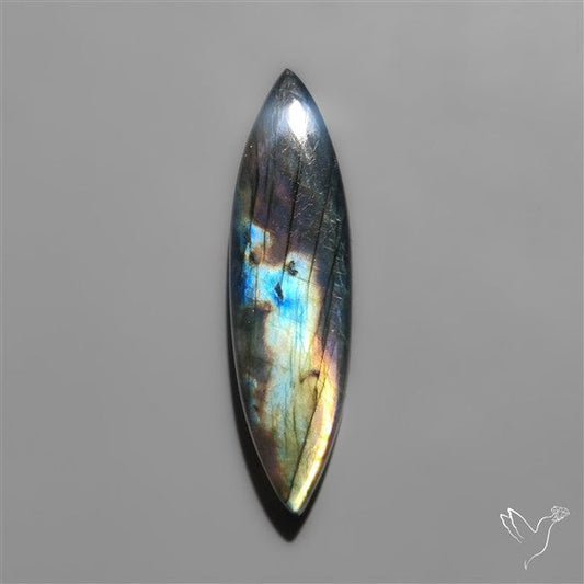 Rainbow Spectrolite Cabochon from Finland