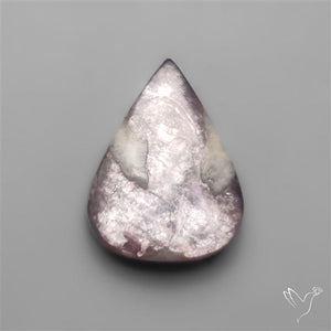 Gem Lepidolite Mica Cabochon Deep Purple