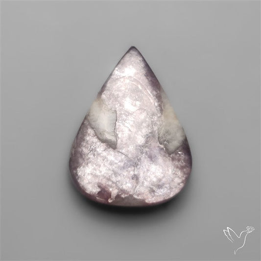 Gem Lepidolite Mica Cabochon Deep Purple