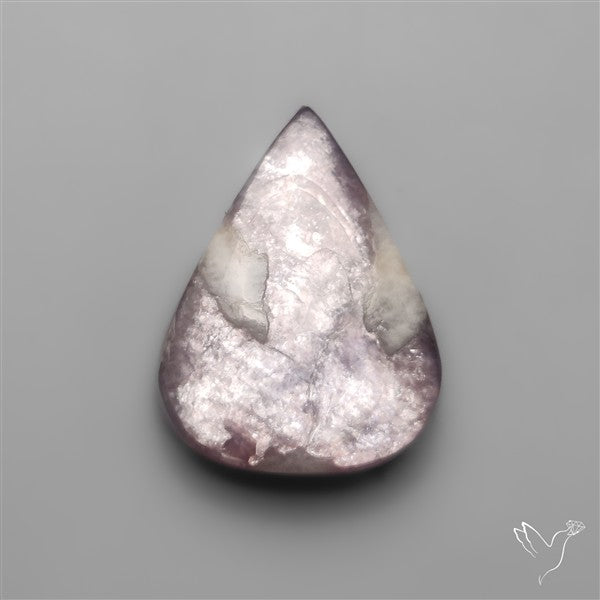 Gem Lepidolite Mica Cabochon Deep Purple