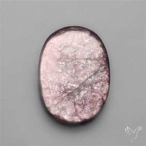 Gem Lepidolite Mica Cabochon Deep Purple