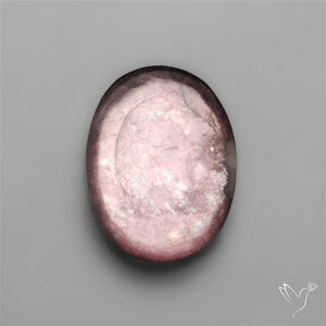 Gem Lepidolite Mica Cabochon Deep Purple