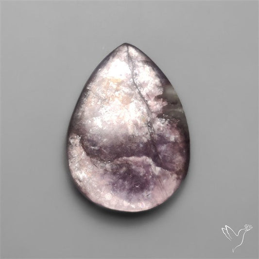 Gem Lepidolite Mica Cabochon Deep Purple