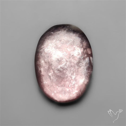 Gem Lepidolite Mica Cabochon Deep Purple