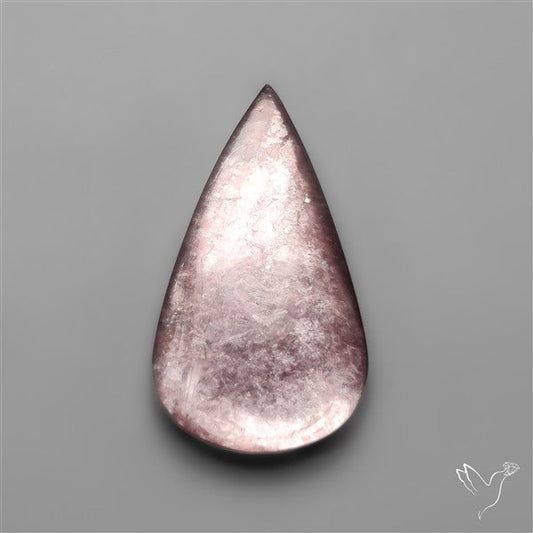Gem Lepidolite Mica Cabochon Deep Purple