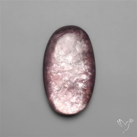 Gem Lepidolite Mica Cabochon Deep Purple