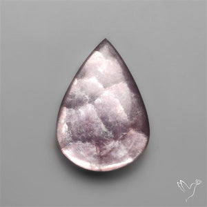 Botryoidal Gem Lepidolite Mica Cabochon Deep Purple