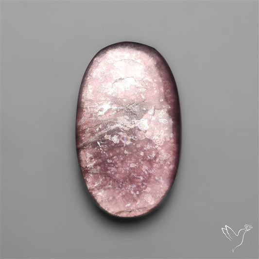 Gem Lepidolite Mica Cabochon Deep Purple