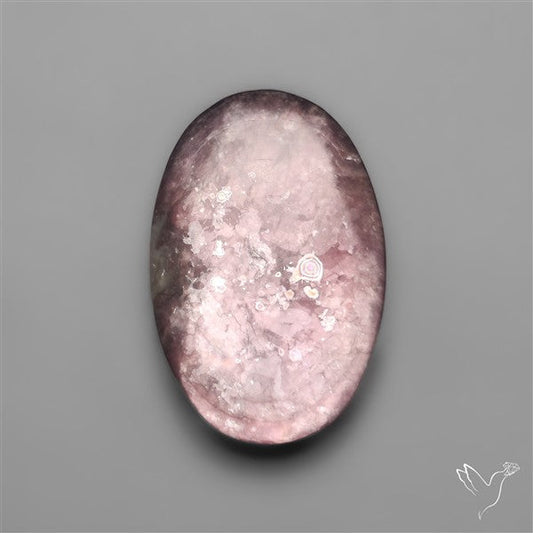 Gem Lepidolite Mica Cabochon Deep Purple
