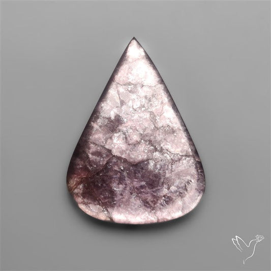 Gem Lepidolite Mica Cabochon Deep Purple