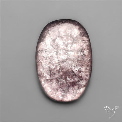 Gem Lepidolite Mica Cabochon Deep Purple
