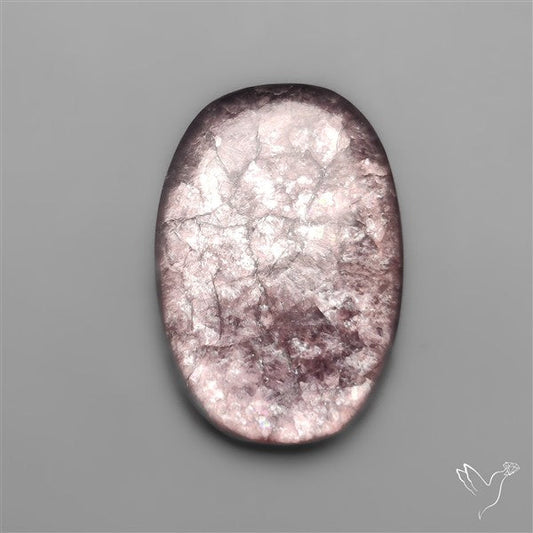 Gem Lepidolite Mica Cabochon Deep Purple