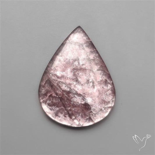 Gem Lepidolite Mica Cabochon Deep Purple