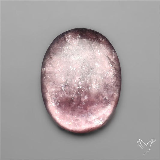 Gem Lepidolite Mica Cabochon Deep Purple