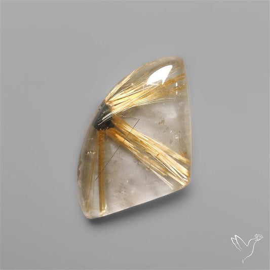Star Golden Rutilated Quartz Cabochon